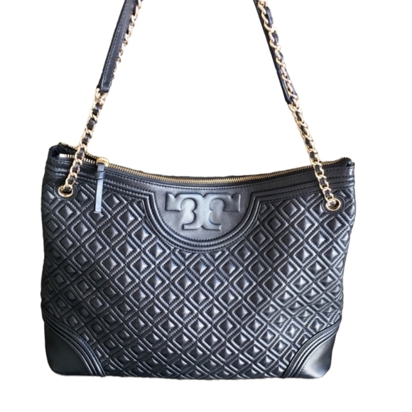 💕Tory Burch Quilted Fleming Tote💕Like New Condition💕 - Picture 3 of 17